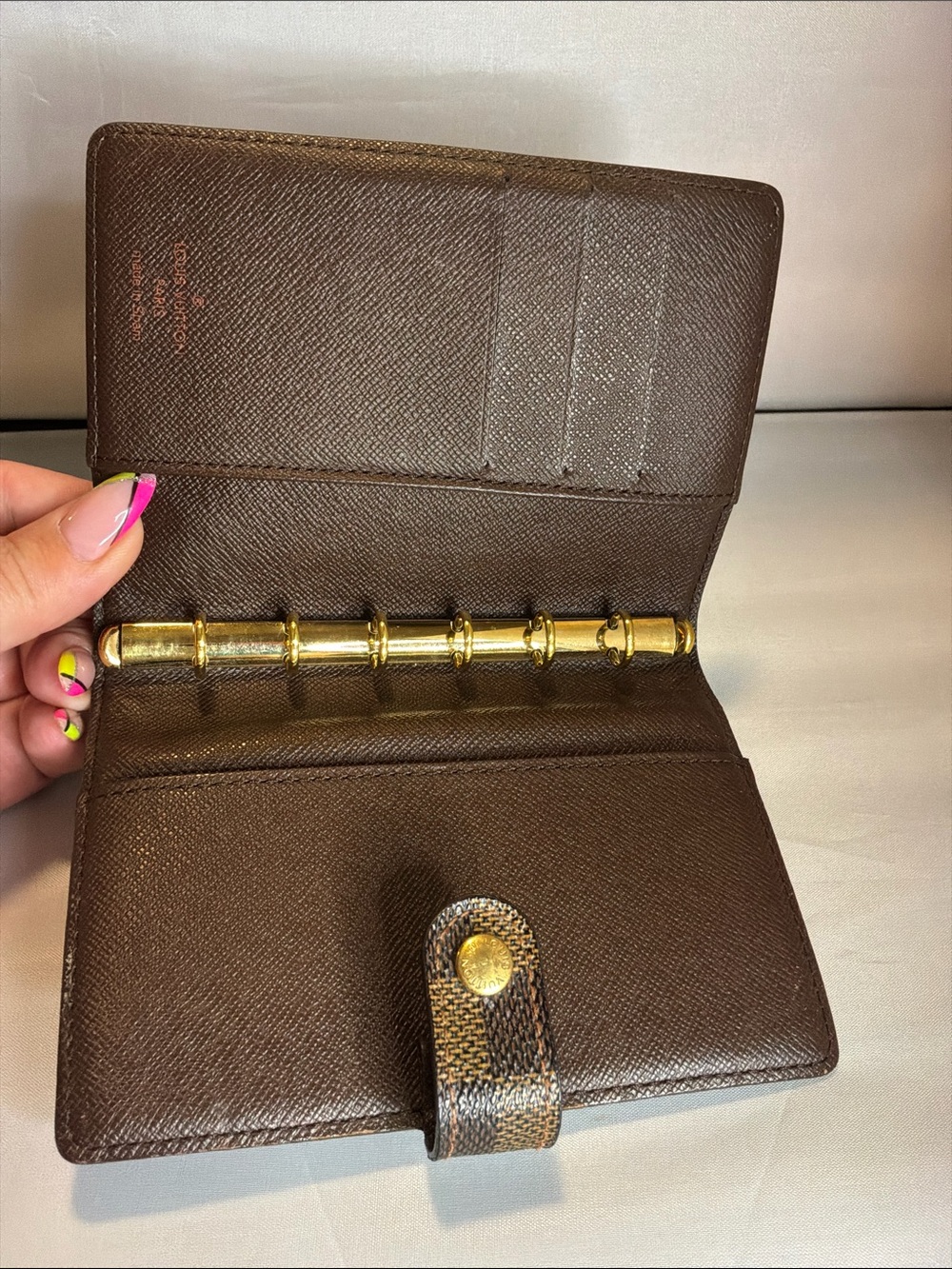 Louis Vuitton Brown Damier Ebene Small Organizer Wallet - Picture 3 of 7